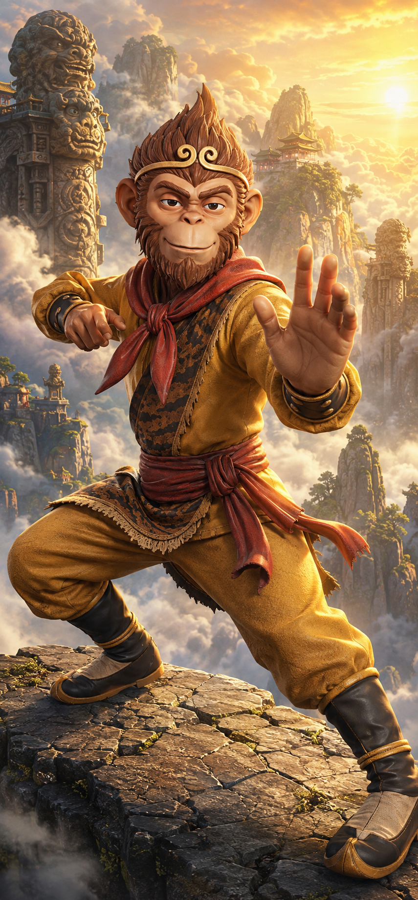 Raced my own cloud to the summit. The cloud lost. It always loses. #MonkeyKing #NoFilterJustLegend