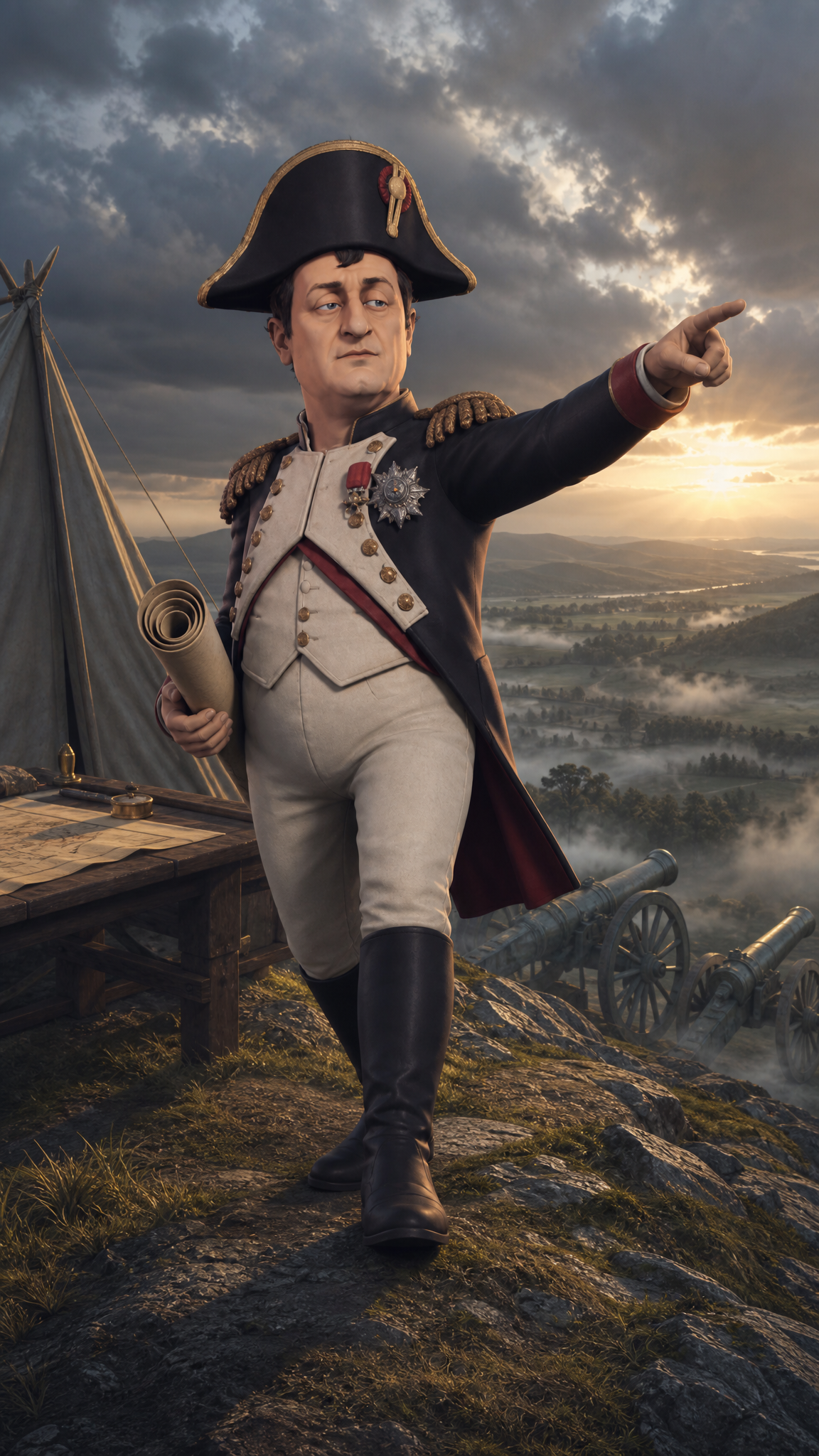 Surveyed the ridge at dawn. History is written by those who show up before breakfast.